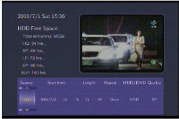 EMTEC HDD MOVIE CUBE R100 - Create a New Schedule - 2