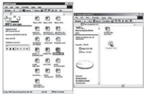 EMTEC LECTEUR MP3 C200 - Transfer files from PC or Mac to player: - 1