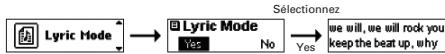 EMTEC LECTEUR MP3 C205 - Mode paroles - 1