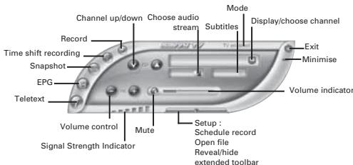 EMTEC TUNER TNT S800 - DESCRIPTION OF TOOLBARS - 2