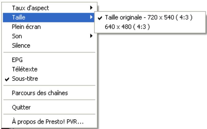 EMTEC TUNER TNT S801 - Menu à l'écran - 1