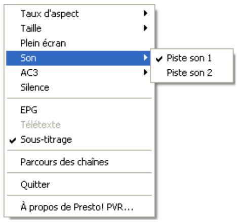 EMTEC TUNER TNT S801 - Menu à l'écran - 3
