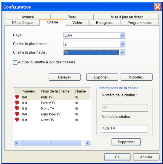 EMTEC TUNER TNT S801 - Chaîne - 1