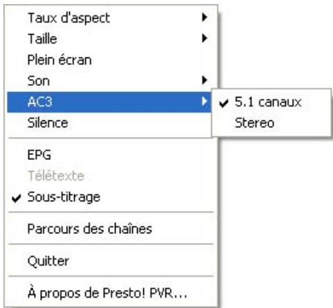 EMTEC TUNER TNT S810 - Menu à l'écran - 5