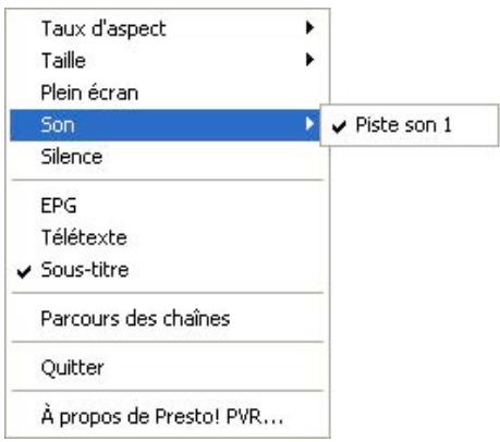 EMTEC TUNER TNT S810 - Menu à l'écran - 3