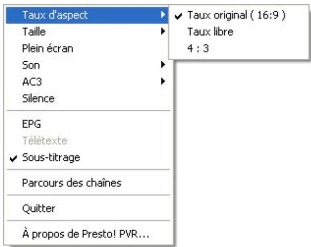 EMTEC TUNER TNT S810 - Menu à l'écran - 2