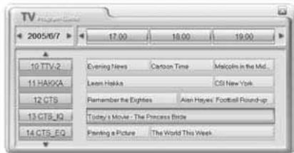 EMTEC TUNER TNT S820 - EPG (guide de programme électronique) - 1