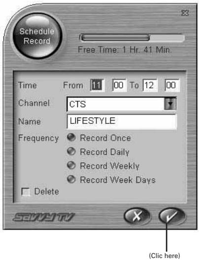 EMTEC TUNER TNT S820 - Programmierte Aufnahme - 1