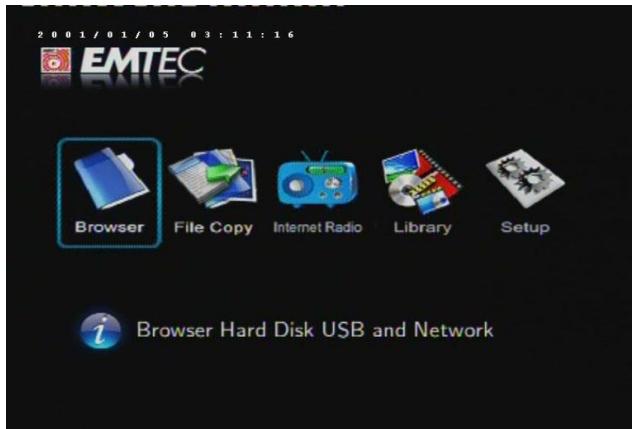 EMTEC HDD MOVIE CUBE S120 - Getting Started - 1