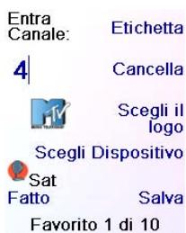 EMTEC TLCOMMANDE UNIVERSELLE H510 - Impostazione dei preferiti - 7