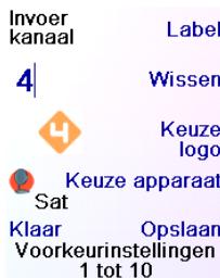 EMTEC TLCOMMANDE UNIVERSELLE H510 - Afstellen van uw voorkeurszenders - 2