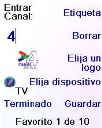 EMTEC TLCOMMANDE UNIVERSELLE H510 - Configuración de sus favoritos - 6