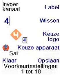 EMTEC TLCOMMANDE UNIVERSELLE H510 - Afstellen van uw voorkeurszenders - 4