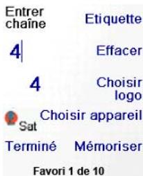 EMTEC TLCOMMANDE UNIVERSELLE H510 - Réglage de vos favoris - 5