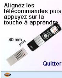 EMTEC TLCOMMANDE UNIVERSELLE H510 - Apprentissage des touches écran - 1