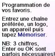 EMTEC TLCOMMANDE UNIVERSELLE H510 - Réglage de vos favoris - 3