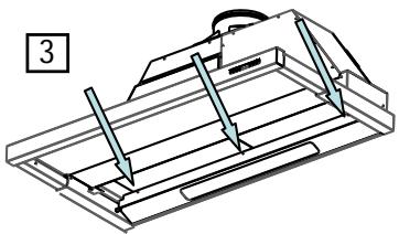 ROBLIN 900 - Perçage plan de support et montage hotte - 3