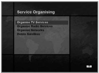 HUMAX F1-FOX - 3-2. Service Organising - 1