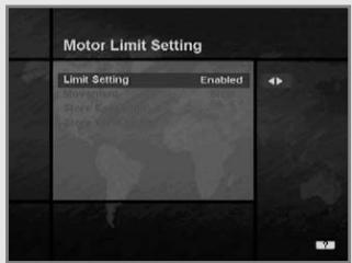 HUMAX F1-FOX - Motor Limit Setting - 2
