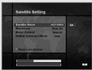 HUMAX F1-FOX - Motor Limit Setting - 1