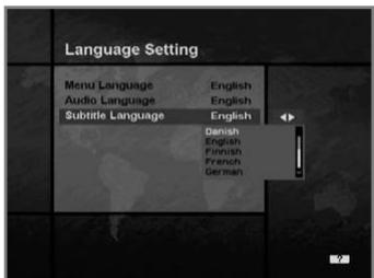 HUMAX F1-FOX - Audio Language - 1