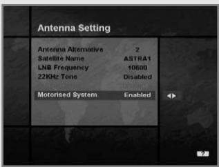 HUMAX F1-FOX - Setting your Receiver for DiSEqC 1.2 - 1