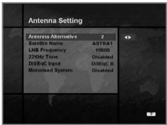 HUMAX F1-FOX - Delete Satellites - 2