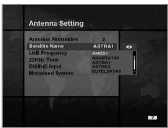 HUMAX NA-FOX - Delete Satellites - 3