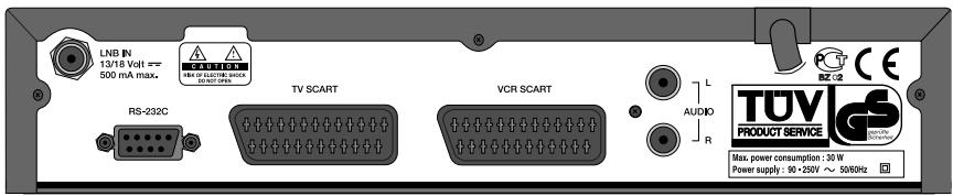 HUMAX NA-FOX - Rear Panel - 1