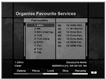 HUMAX NA-FOX - You can use the four direction keys to move or select the services. - 1