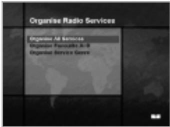 HUMAX CI-5100 - To group the services into a Genre; - 1