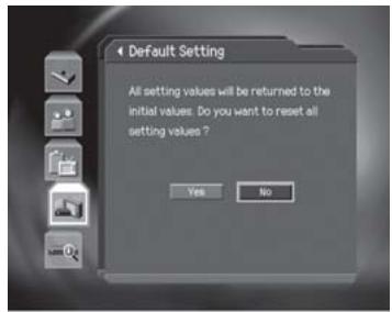 HUMAX CI-8100PVR - Default Setting - 1