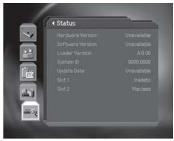 HUMAX CI-8100PVR - Status - 1