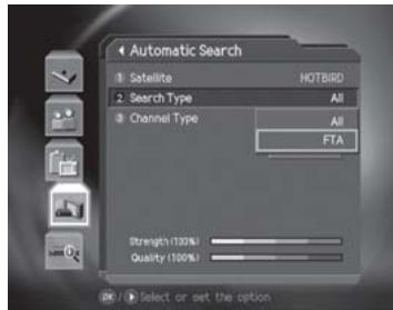 HUMAX CI-8100PVR - Search Type - 1