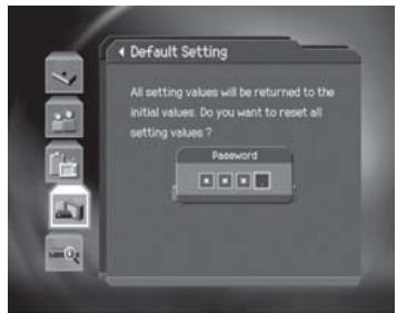 HUMAX CI-8100PVR - Default Setting - 2