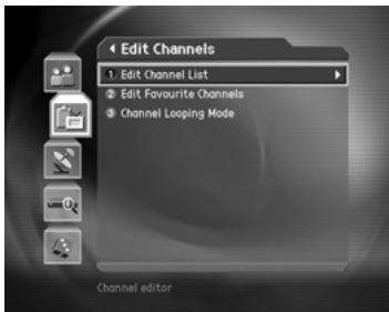 HUMAX CI-8100PVR - Edit Channels - 1