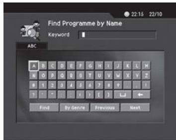 HUMAX CI-8100PVR - Finding a Programme - 1