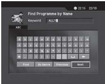 HUMAX CI-8100PVR - Finding a Programme - 4