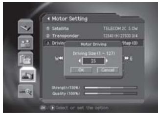 HUMAX CI-8100PVR - Motor Setting - 4