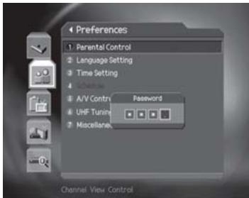 HUMAX CI-8100PVR - Parental Control - 2