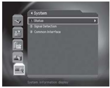 HUMAX CI-8100PVR - System Information - 1
