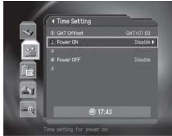 HUMAX CI-8100PVR - Power On Control - 1