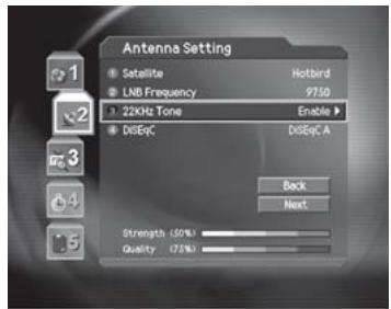 HUMAX CI-8100PVR - When you complete the setting, select Next using the / button and press the OK (OK) button to start Automatic Search. - 2