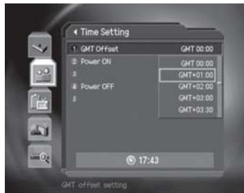 HUMAX CI-8100PVR - Setting Current Time - 1