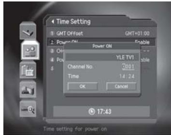 HUMAX CI-8100PVR - Power On Control - 2