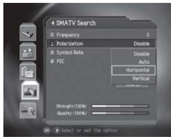 HUMAX CI-8100PVR - Polarisation - 1