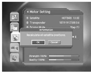 HUMAX DV-1100S - Motor Setting - 6