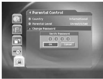 HUMAX DV-1100S - Change Password - 1