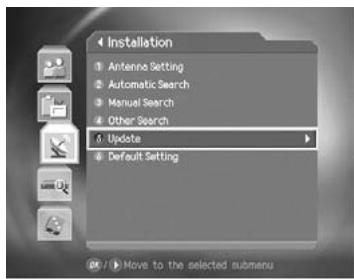 HUMAX DV-1100S - If updating software from Menu - 1