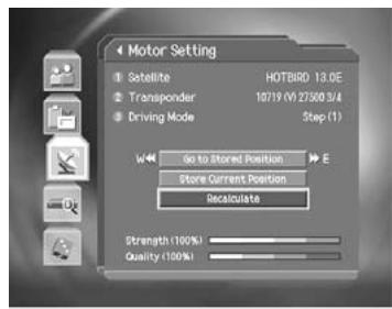 HUMAX DV-1100S - Motor Setting - 5